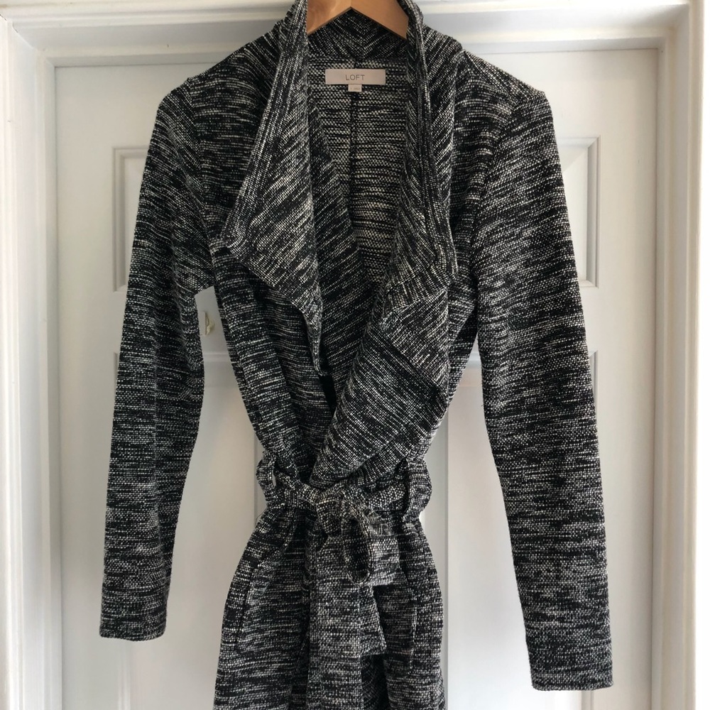Ann Taylor Loft Wrap Sweater with Belt